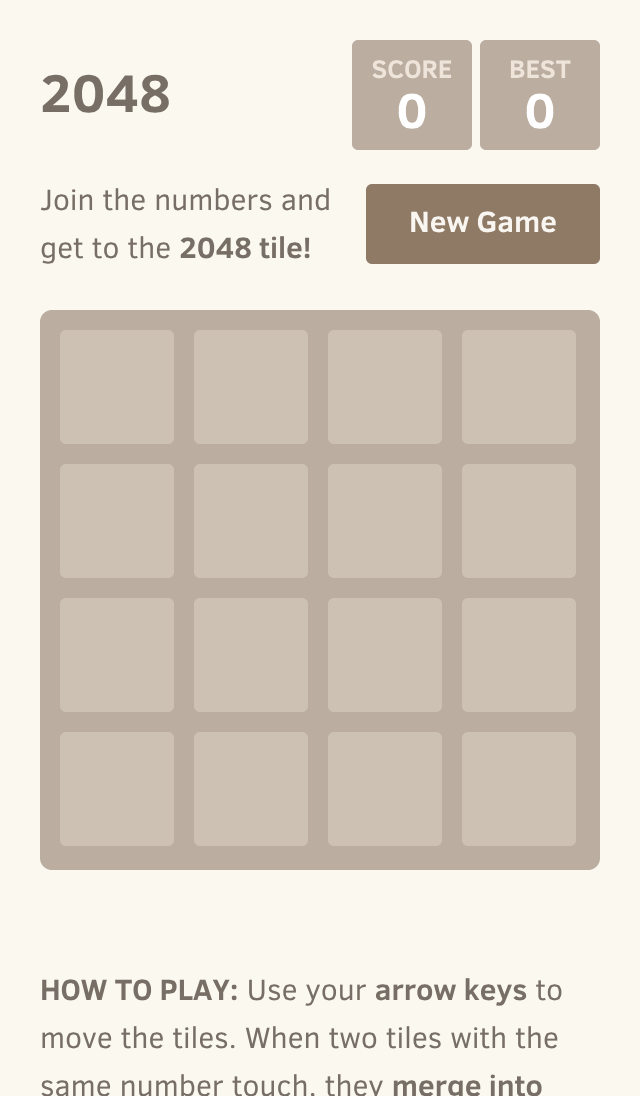 Play 2048 Online - Free Classic Number Puzzle Game